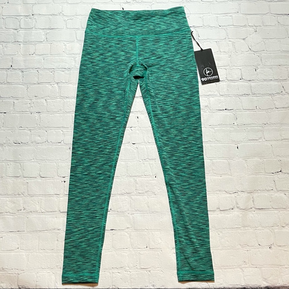 90 Degree By Reflex Green Leggings
